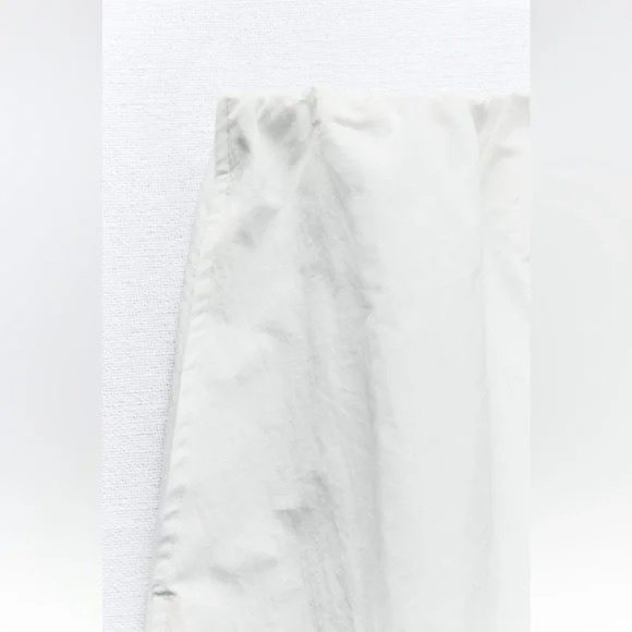 ZARA NYLON BALLOON MIDI SKIRT M - Picture 7 of 8